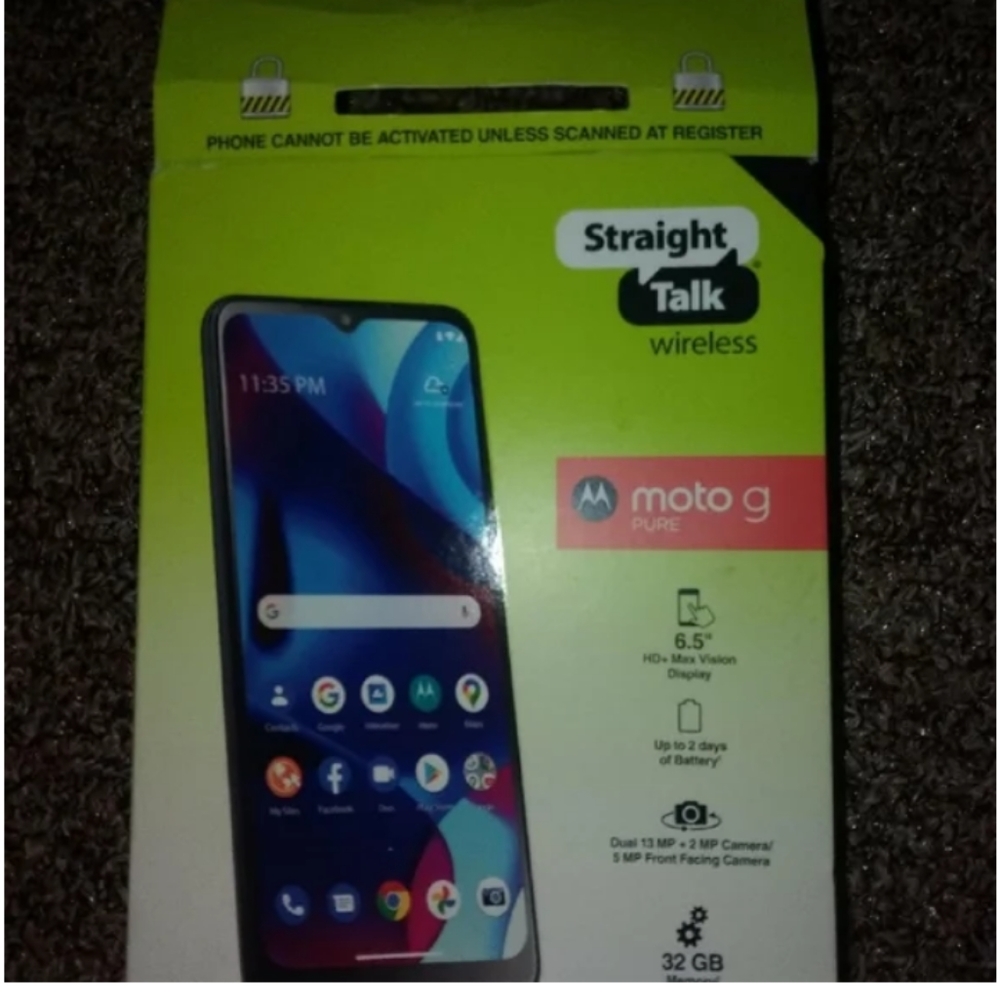 Moto g pure prepaid phone